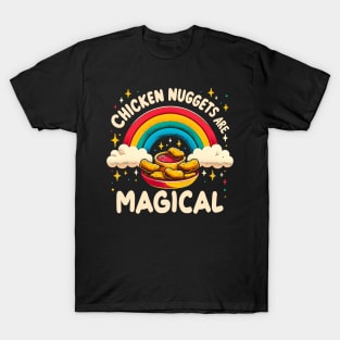 Golden Crunch Delight Chicken Nugget Are Magical Tee T-Shirt